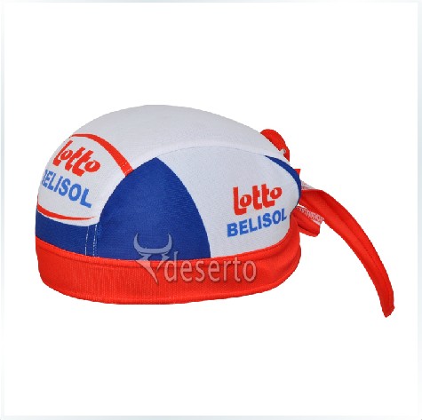 2013 Lotto Bandana ciclismo blanco